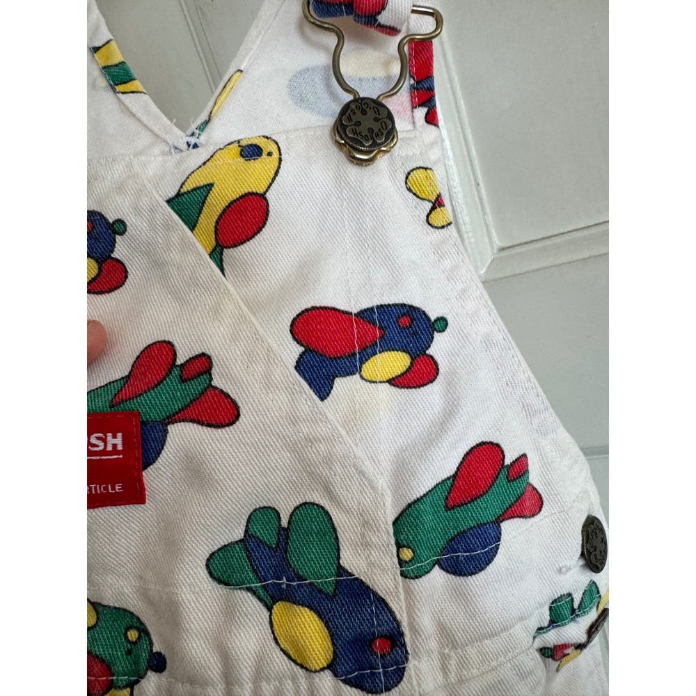 Vintage Oshkosh B'gosh colorful airplane overalls - Picture 6 of 11